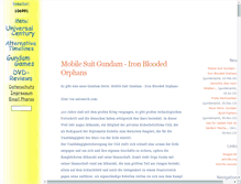 Tablet Screenshot of gundams.de